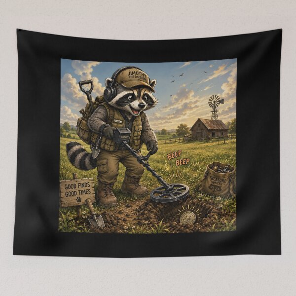 Item preview, Jimothy the Treasure hunter designed and sold by Metaldetectorz.