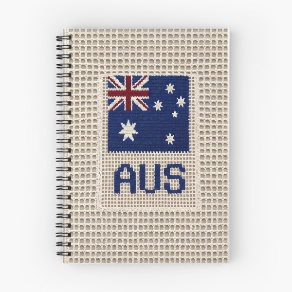 Item preview, Filet Crochet Australia Flag Patriotic Wall Art designed and sold by LuisWorks.