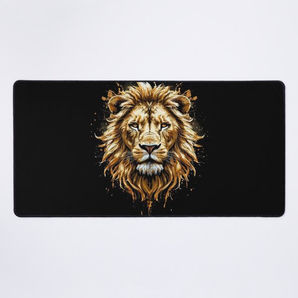 Item preview, Lion black and gold designed and sold by Grypis.
