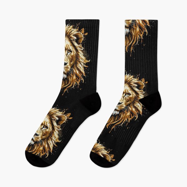 Item preview, Lion black and gold designed and sold by Grypis.