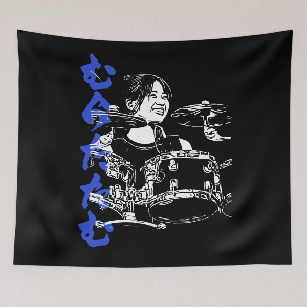 Item preview, Murata Tamu Nemophila Heavy Metal Drummer Hiragana designed and sold by StencilMenace.