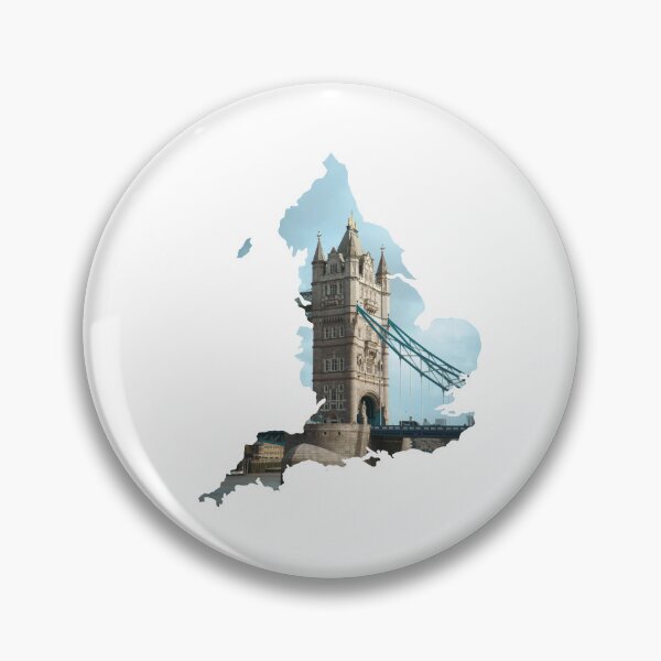 Item preview, Tower Bridge London Skyline England Map Silhouette designed and sold by Maroan93.