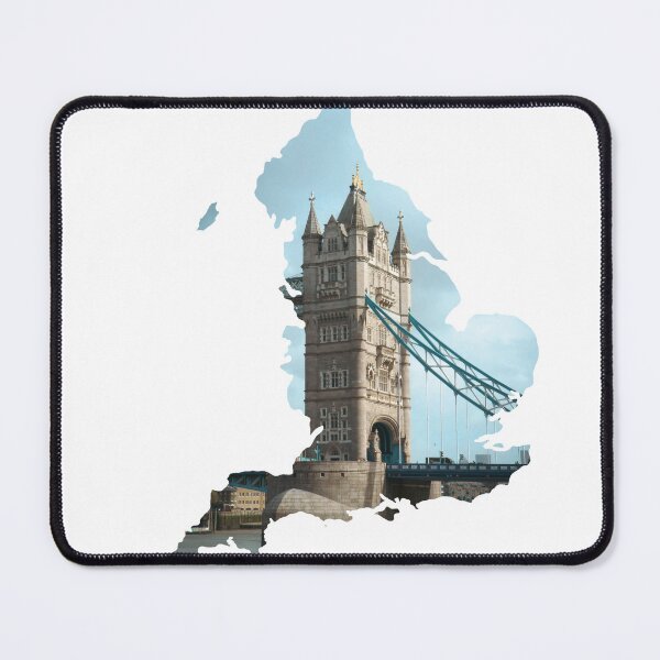 Item preview, Tower Bridge London Skyline England Map Silhouette designed and sold by Maroan93.