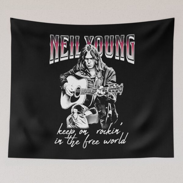 Item preview, vintage classic guitar essential keep on rockin' in the free world designed and sold by BigPass.
