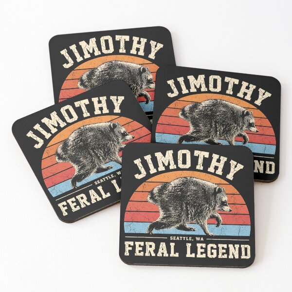 Item preview, Jimothy Feral Legend Seattle Raccoon designed and sold by Imaginationbeyond.