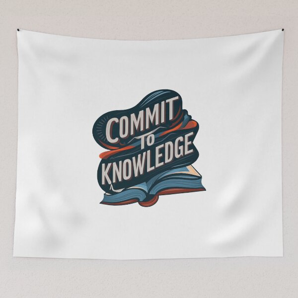 Item preview, Commit To Knowledge Encouragement For Lifelong Learners designed and sold by FWLKIT.