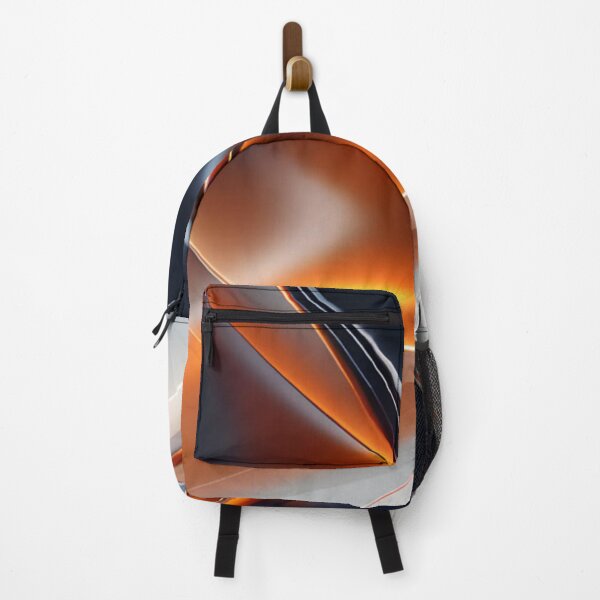 Item preview, Liquid Amber Gold Metallic Chrome Abstract Waves designed and sold by LYAN-STORE.