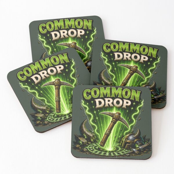 Item preview, Common Drop Pickaxe Fantasy RPG Loot Gamer Design designed and sold by PXEpic.