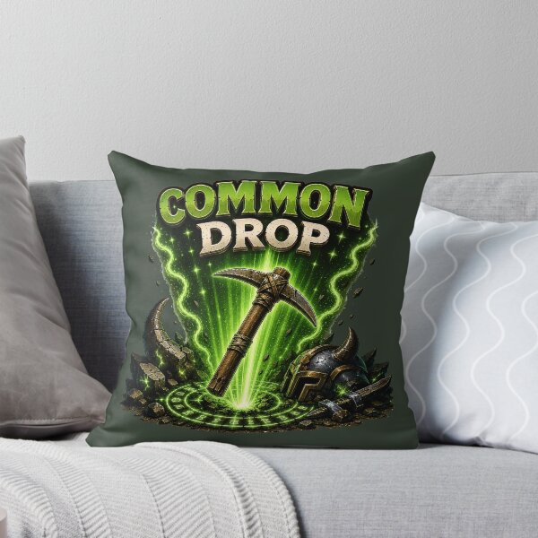 Item preview, Common Drop Pickaxe Fantasy RPG Loot Gamer Design designed and sold by PXEpic.