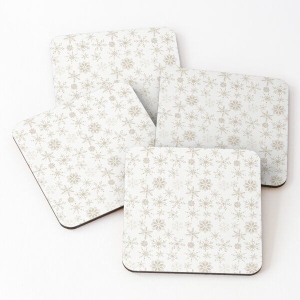 Item preview, Frost & Flourish Snowflakes – Linen designed and sold by CityMouse-Art.