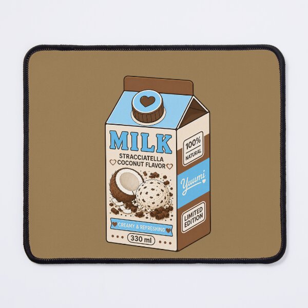 Item preview, Kawaii Stracciatella Coconut Milk Carton | Cute Ice Cream Cartoon T-Shirt designed and sold by Aimetoi.