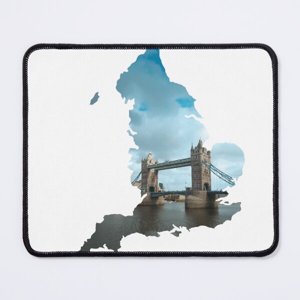 Item preview, Tower Bridge London Skyline England Map Silhouette 2 designed and sold by Maroan93.