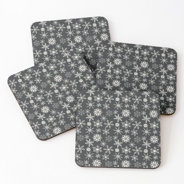Item preview, Frost & Flourish Snowflakes – Midnight designed and sold by CityMouse-Art.
