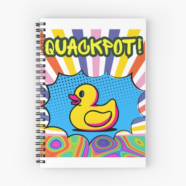 Item preview, Retro Pop Art Rubber Duck - "QUACKPOT!" designed and sold by La-Bogi.