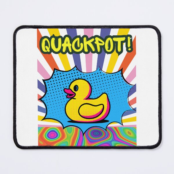 Item preview, Retro Pop Art Rubber Duck - "QUACKPOT!" designed and sold by La-Bogi.