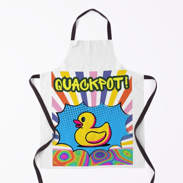 Item preview, Retro Pop Art Rubber Duck - "QUACKPOT!" designed and sold by La-Bogi.