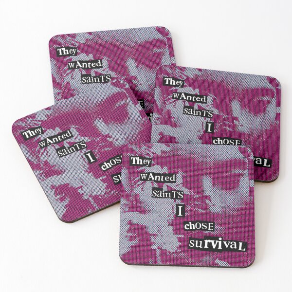 Item preview, They Wanted Saints. I Chose Survival. designed and sold by weirdove.