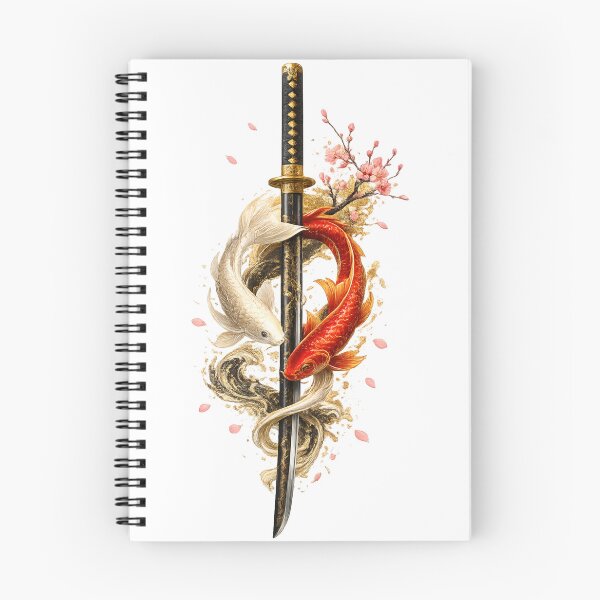 Item preview, Yin Yang Koi Katana designed and sold by ichiyori.