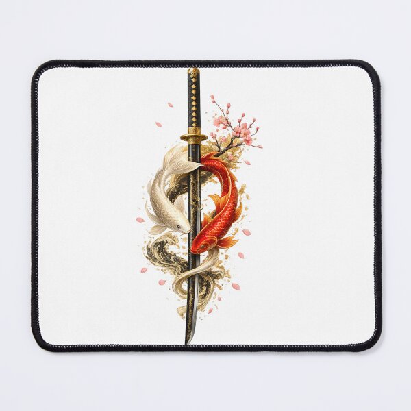 Item preview, Yin Yang Koi Katana designed and sold by ichiyori.