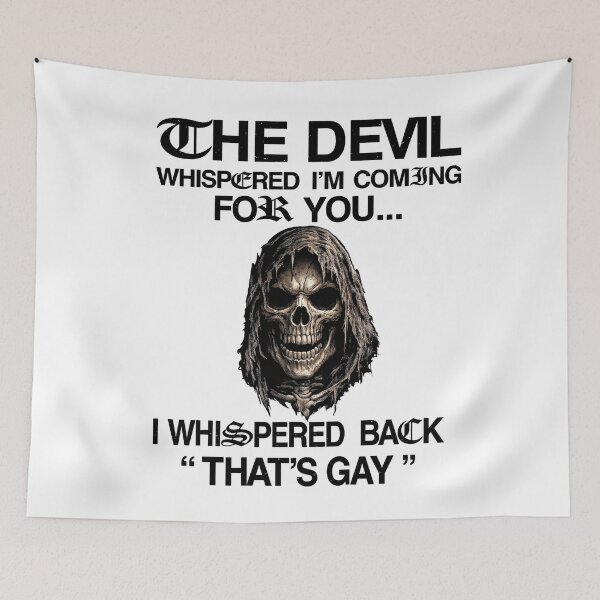 Item preview, The Devil Whispered I'm Coming for You I Whispered Back designed and sold by AimeeRowley66.