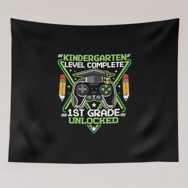 Item preview, Kindergarten Graduation 1st Grade Unlocked Gamer Boys Kids designed and sold by AimeeRowley66.
