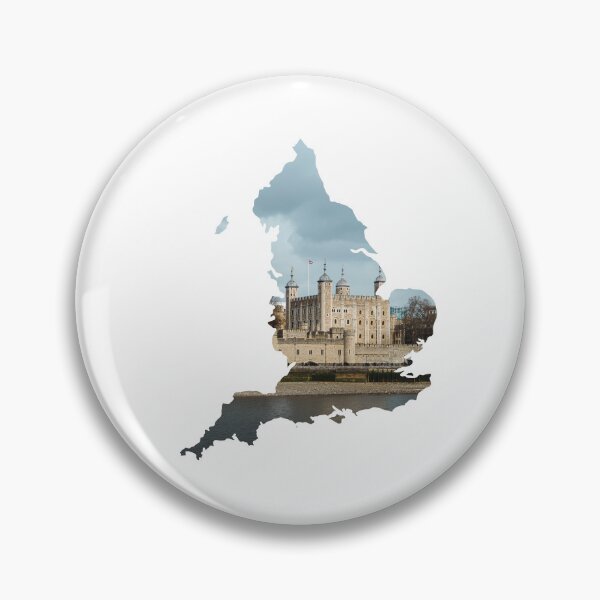 Item preview, Tower of London White Tower England Map Silhouette designed and sold by Maroan93.