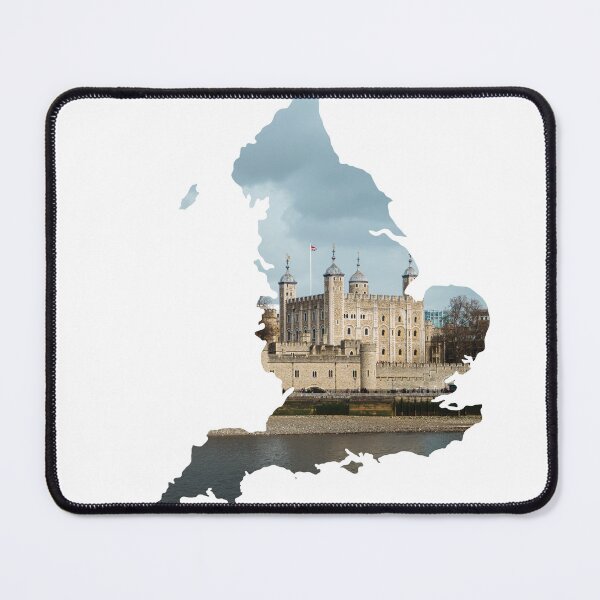 Item preview, Tower of London White Tower England Map Silhouette designed and sold by Maroan93.