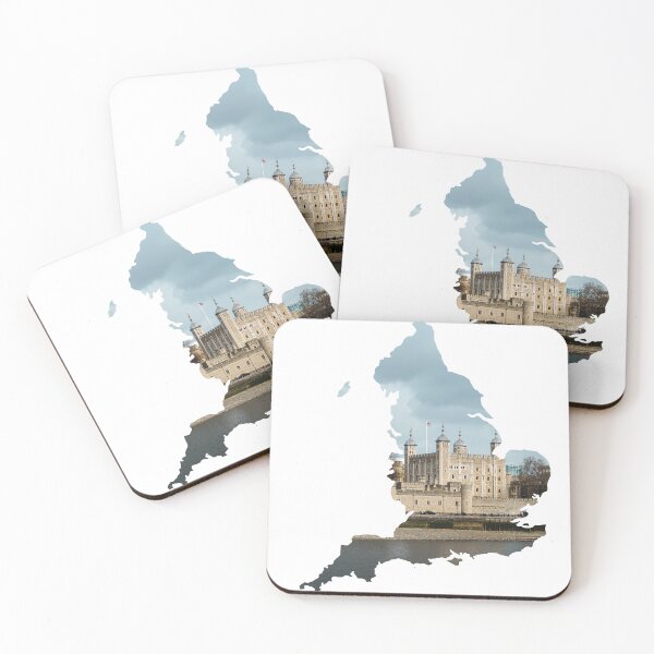 Item preview, Tower of London White Tower England Map Silhouette designed and sold by Maroan93.