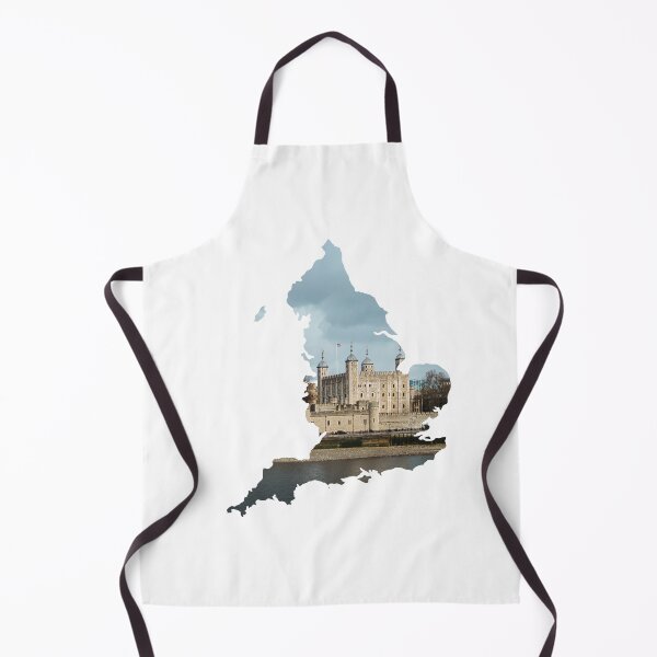 Item preview, Tower of London White Tower England Map Silhouette designed and sold by Maroan93.
