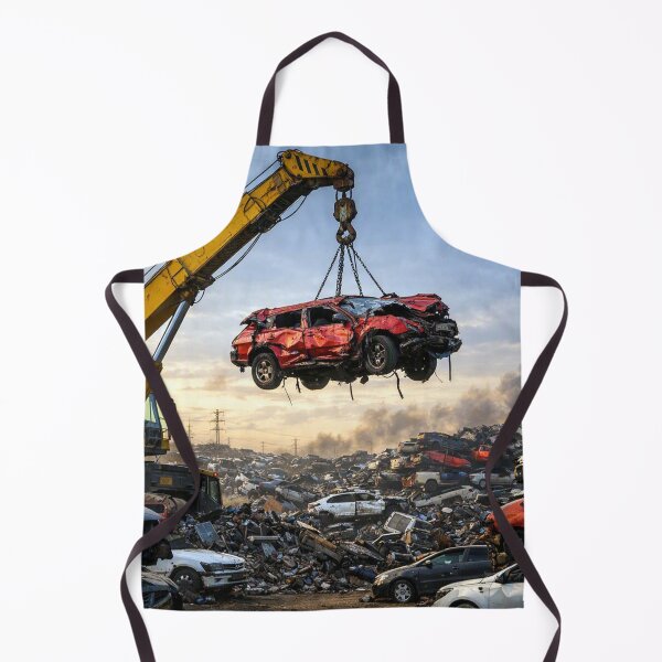 Item preview, Car lifted from a sea of scrap metal designed and sold by Sigtrix.