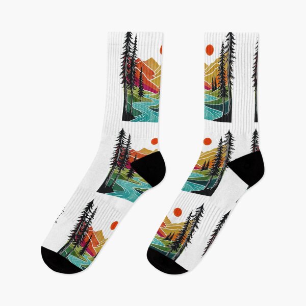 Item preview, Radiant Mountain River Sunrise designed and sold by GabeMountainArt.