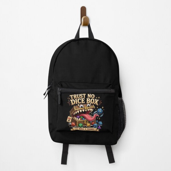 Item preview, Trust No Dice Box It Was A Mimic - Funny D&D RPG Design designed and sold by BadhbhLoot.