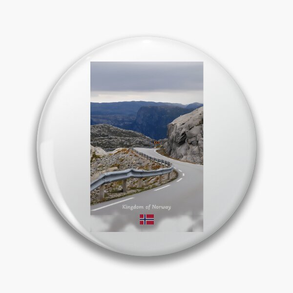 Artikelvorschau, Norwegische Bergstraße mit Serpentinen – Originalfotografie entworfen und verkauft von ackenjm.