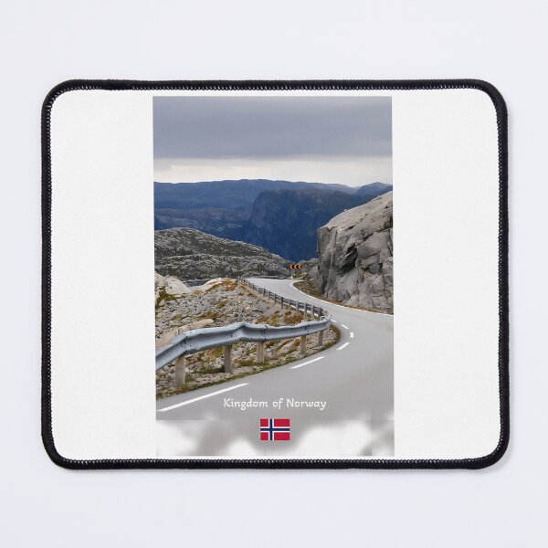 Item preview, Norwegian Mountains Winding Road - Original Photography designed and sold by ackenjm.