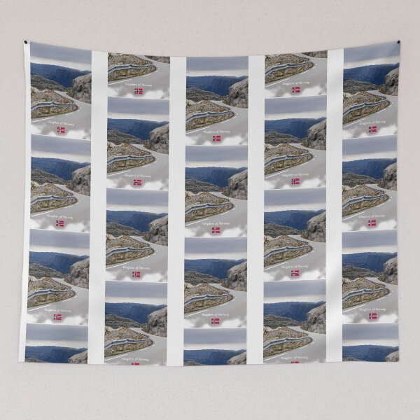 Item preview, Norwegian Mountains Winding Road - Original Photography designed and sold by ackenjm.