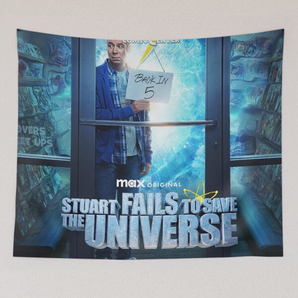 Item preview, Poster Stuart Fails to Save the Universe 2026 designed and sold by carlessuitton.