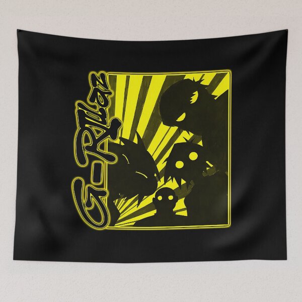 Item preview, yellow silhouette frame rock band designed and sold by JazibaArif.