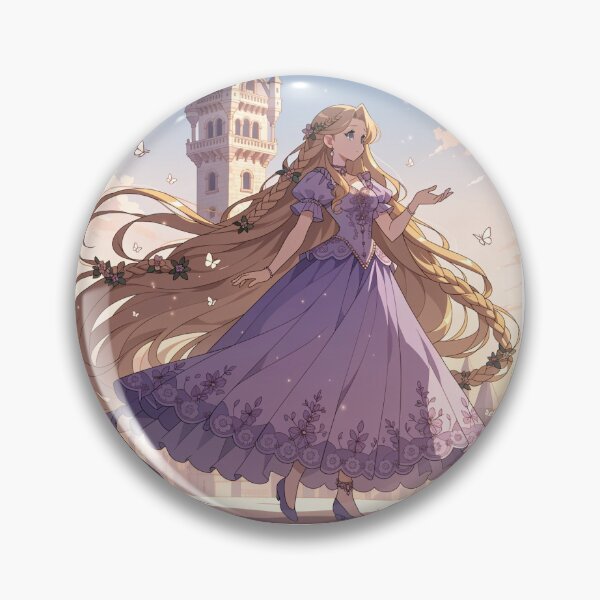 Item preview, Long blonde hair princess in anime style designed and sold by Danime Planet.