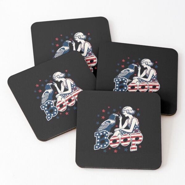 Item preview, Boop Vintage Girl and Eagle Funny Patriotic Retro Art designed and sold by AimeeRowley66.