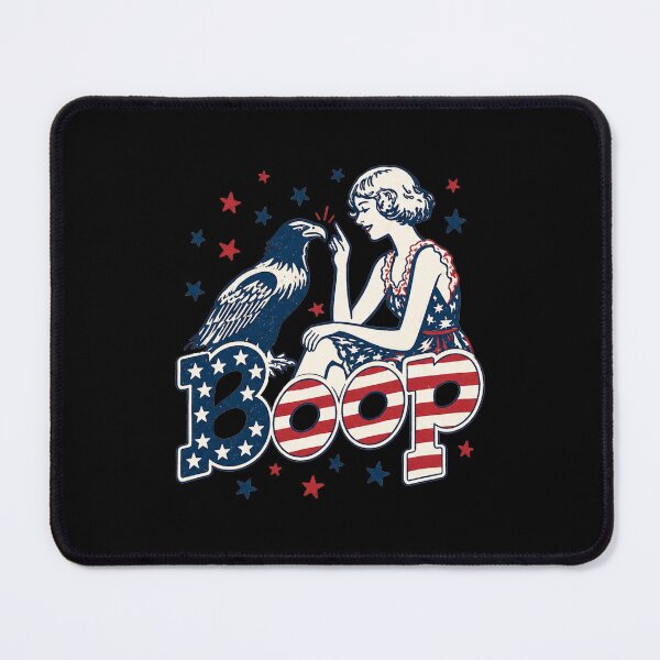 Item preview, Boop Vintage Girl and Eagle Funny Patriotic Retro Art designed and sold by AimeeRowley66.