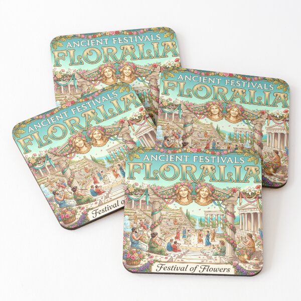 Item preview, Floralia Ancient Roman Spring Flower Festival Art designed and sold by Koalangel.