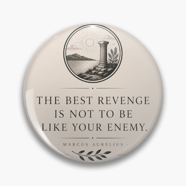 Item preview, Ancient Philosophy Design | Marcus Aurelius Best Revenge Quote designed and sold by TheQuietMind.