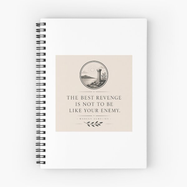 Item preview, Ancient Philosophy Design | Marcus Aurelius Best Revenge Quote designed and sold by TheQuietMind.