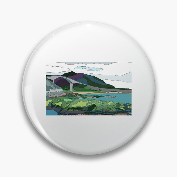 Item preview, The Atlantic Road Norway - Digital Landscape designed and sold by ackenjm.