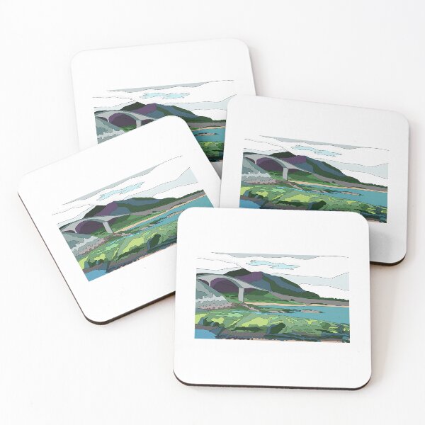 Item preview, The Atlantic Road Norway - Digital Landscape designed and sold by ackenjm.