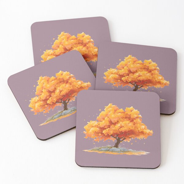 Item preview, Golden yellow maple tree designed and sold by Newrealis.