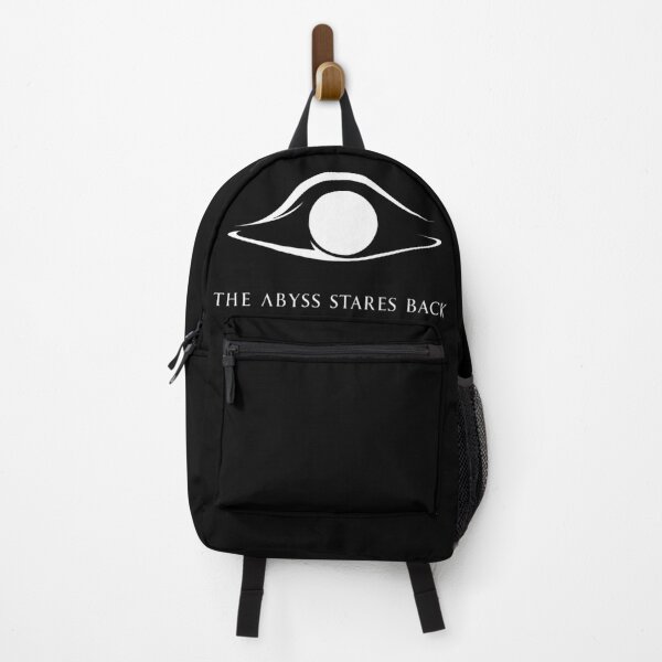 Item preview, The Abyss Stares Back White - Cosmic Eye Black Hole designed and sold by AstroPal28.