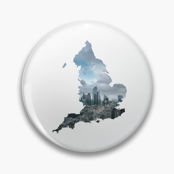Item preview, England Map Silhouette London Skyline Cityscape designed and sold by Maroan93.