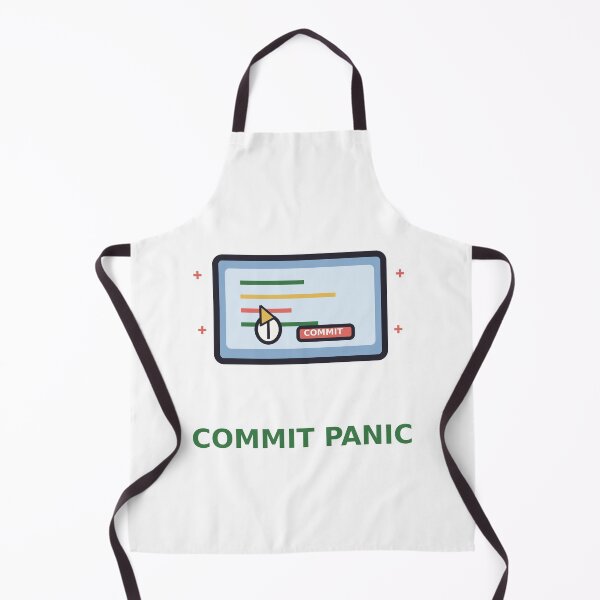 Item preview, Commit Panic — Funny Programmer Git Commit Design, Developer Gift designed and sold by QuirkyCartel.