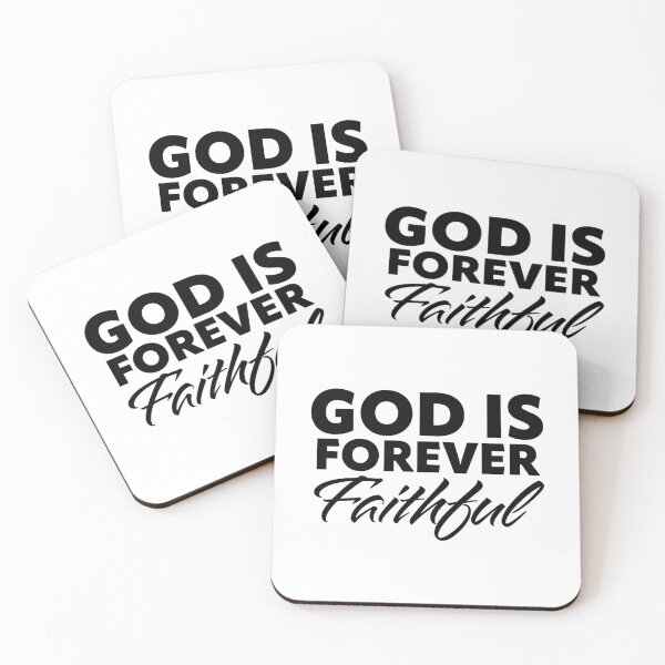 Item preview, God Is Forever Faithful – Christian Faith Typography T-Shirt Design designed and sold by CrossCrafted.